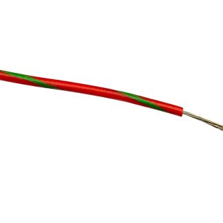 Cavo di collegamento apparecchiature RS PRO, 0,22 mm², 1000 V c.a., 100m, Verde/Rosso