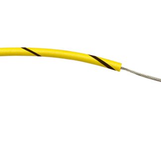 Cavo di collegamento apparecchiature RS PRO, 0,22 mm², 1000 V c.a., 100m, Nero/Giallo