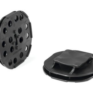 Supporto fascette HellermannTyton, col. Nero, autoadesivo, 50mm x 47 mm