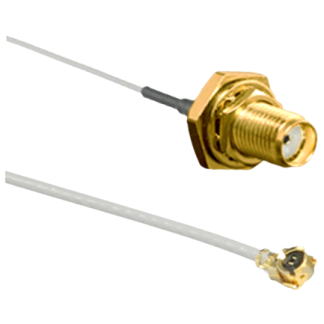 Cavo coassiale TE Connectivity UFL, U.FL / SMA, L. 100mm, 50 Ω, col. Grigio