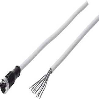 Connettore e cavo Festo 8 cond. M12 Femmina / A spirale, L. 5m