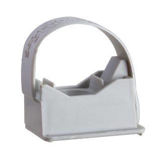 Clip Schneider Electric in Poliammide, Ø fascio 20mm max, col. Grigio
