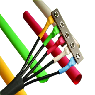 Guaina termorestringente Alpha Wire Ø 0.063poll, col. Nero, restringimento 2:1, L. 4ft