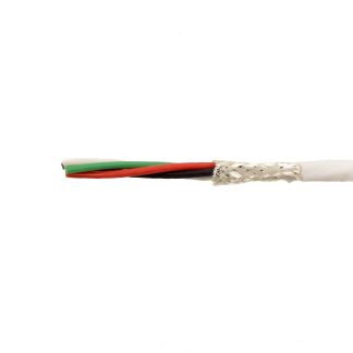 Cavo industriale multipolare schermato a 2 cond. 0,35 mm², 22 AWG, L. 100ft