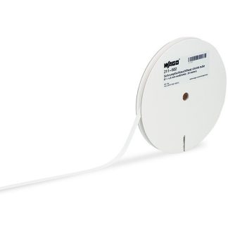 Guaina termorestringente WAGO Ø 3.2mm, col. Bianco, restringimento 2:1, L. 20m