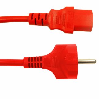 Cavo di alimentazione RS PRO CEE 7/7/IEC C13, 10A, 250V, L. 500mm