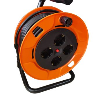 Avvolgicavo RS PRO 25m, 4 prese, spina Schuko, 250 V, 16A