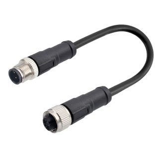 Cavo RS PRO 4 cond. M12 Maschio / M12 Femmina, L. 5m