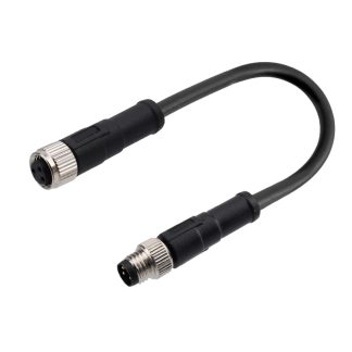 Cavo RS PRO 3 cond. M8 Maschio / M8 Femmina, L. 300mm