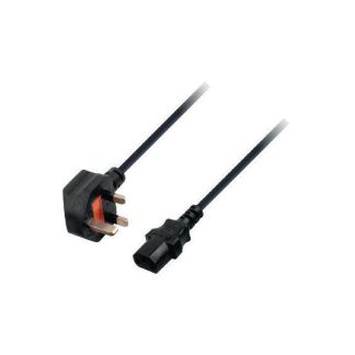 MAINS CABLE UK to IEC C13 1.8M