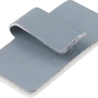 Self-adhesive clip PU=Pack of 100 pieces