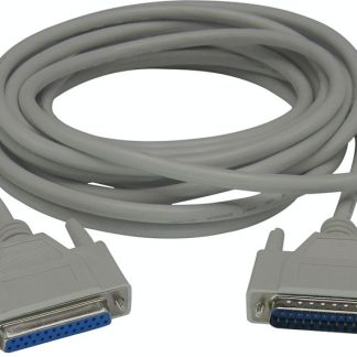 D-sub cable, DB25, m-f 5 m 25-pin maleto