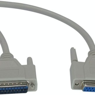 D-sub cable, DB25, m-f 10 m 25-pin malet
