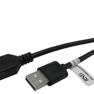 USB 2.0 cable 1m Black M/F