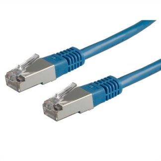 Cavo Ethernet Cat6 (SF/UTP) RND, guaina in PVC col. Blu, L. 2m, Con terminazione