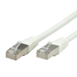 Cavo Ethernet Cat6 (SF/UTP) RND, guaina in PVC col. Bianco, L. 1.5m, Con terminazione