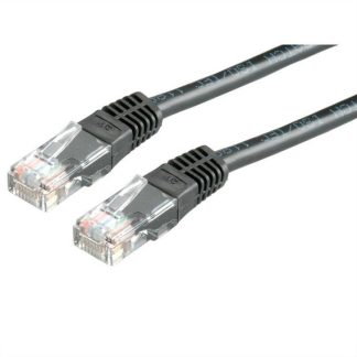 Cavo Ethernet Cat6 (UTP) RND, guaina in PVC col. Nero, L. 5m, Con terminazione