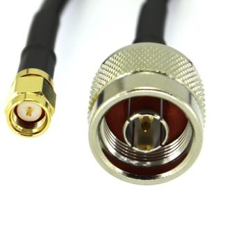 Cavo coassiale RS PRO RG58, Tipo N / SMA, L. 1m, 50 Ω, col. Nero