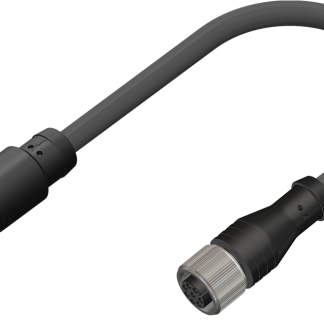 Cavo per attuatore o sensore RS PRO 6 cond. M12 Femmina / M12 Maschio, L. 5m