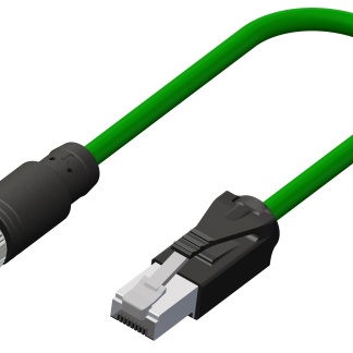 Cavo per attuatore o sensore RS PRO 4 cond. M12 Maschio / RJ45 Maschio, L. 1m