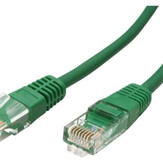 Cavo Ethernet Cat5e (UTP) Roline, guaina in PVC col. Verde, L. 5m, Con terminazione