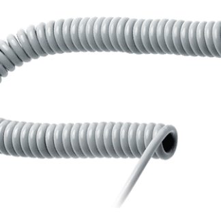 Cavo di alimentazione rete multipolare TBS de Buck B.V. Cavo a spirale, 9 cond. 0,25 mm², 250 V, L. 2m