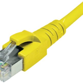 Cavo patch Cat6a (S/FTP) Dätwyler Cables col. Giallo, L. 1m, Con terminazione