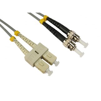 Fibra ottica a Modo multiplo RS PRO, curvatura min 3 mm, guaina in Bassa densità di fumo, senza alogeni (LSZH) Grigio,
