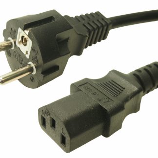 Power Cable Assembly RS PRO CEE 7/7/IEC C13, 10 A, 250 V, L. 1m