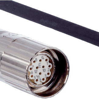 Connettore e cavo SICK 12 cond. M23 Femmina / Senza terminazione, Ø 7.5mm, L. 25m