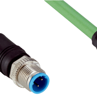 Connettore e cavo SICK 4 cond. M12 Maschio / RJ45 Maschio, Ø 6.7mm, L. 500mm