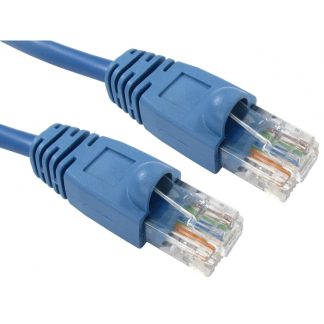 Cavo Ethernet Cat5e (UTP) RS PRO, guaina in PVC col. Blu, L. 5m, Con terminazione