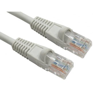 Cavo Ethernet Cat5e (UTP) RS PRO, guaina in LSZH col. Grigio, L. 30m, Con terminazione