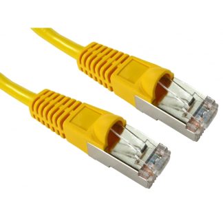 Cavo Ethernet Cat5e (FTP) RS PRO, guaina in PVC col. Giallo, L. 500mm, Con terminazione