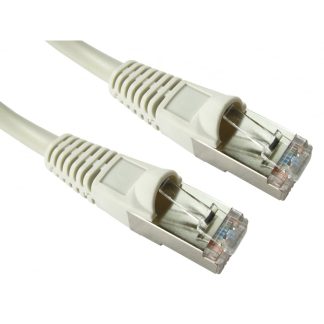 Cavo Ethernet Cat5e (FTP) RS PRO, guaina in PVC col. Grigio, L. 3m, Con terminazione