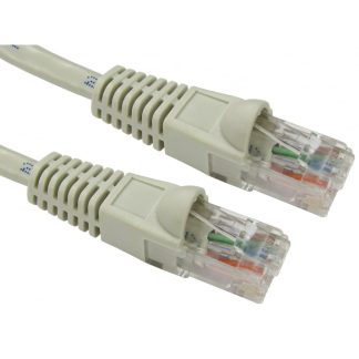 Cavo Ethernet Cat6 (UTP) RS PRO, guaina in PVC col. Grigio, L. Cat6, Con terminazione