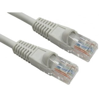Cavo Ethernet Cat6 (UTP) RS PRO, guaina in LSZH col. Grigio, L. 1m, Con terminazione