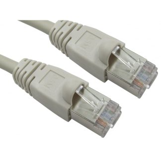 Cavo Ethernet Cat6 (FTP) RS PRO, guaina in LSZH col. Grigio, L. 2m, Con terminazione