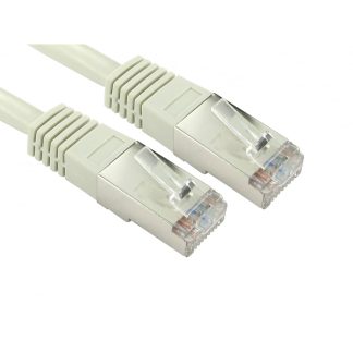 Cavo Ethernet Cat5e (FTP) RS PRO, guaina in PVC col. Grigio, L. 10m, Con terminazione