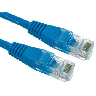 Cavo Ethernet Cat5e (UTP) RS PRO, guaina in PVC col. Blu, L. 6m, Con terminazione
