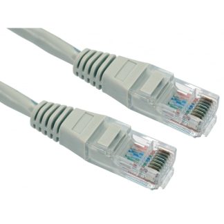 Cavo Ethernet Cat5e (UTP) RS PRO, guaina in PVC col. Grigio, L. 8m, Con terminazione