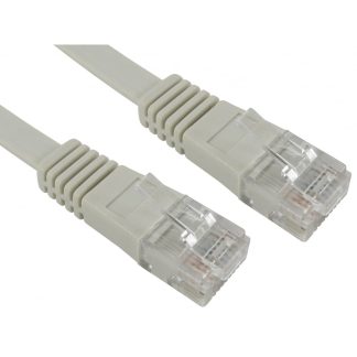 Cavo Ethernet Cat5e (UTP) RS PRO, guaina in PVC col. Grigio, L. 30m, Con terminazione