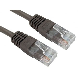 Cavo Ethernet Cat5e (UTP) RS PRO, guaina in PVC col. Marrone, L. 250mm, Con terminazione