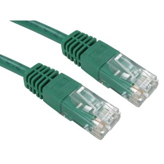 Cavo Ethernet Cat5e (UTP) RS PRO, guaina in PVC col. Verde, L. 2m, Con terminazione