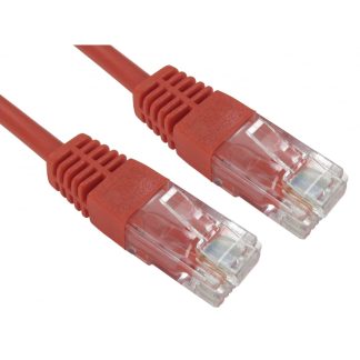 Cavo Ethernet Cat5e (UTP) RS PRO, guaina in PVC col. Rosso, L. 3m, Con terminazione