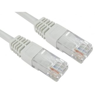 Cavo Ethernet Cat5e (UTP) RS PRO, guaina in PVC col. Bianco, L. 4m, Con terminazione