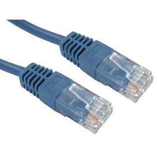 Cavo Ethernet Cat5e (UTP) RS PRO, guaina in PVC col. Blu, L. 10m, Con terminazione