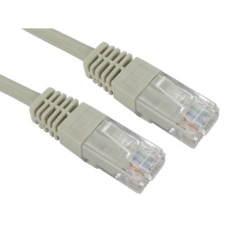 Cavo Ethernet Cat5e (UTP) RS PRO, guaina in PVC col. Grigio, L. 40m, Con terminazione