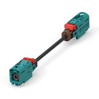 Cavo coassiale TE Connectivity, Spina FAKRA / Spina FAKRA, L. 3m, 50, col. Nero