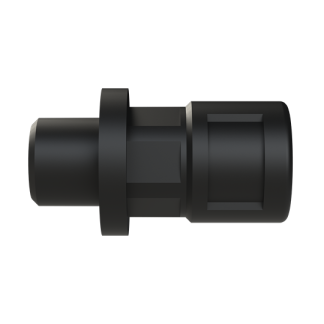 Raccordo per cavi PMA BVNV-M12M, Raccordo flessibile in Poliammide 6, Nero, filetto M12, 7mm